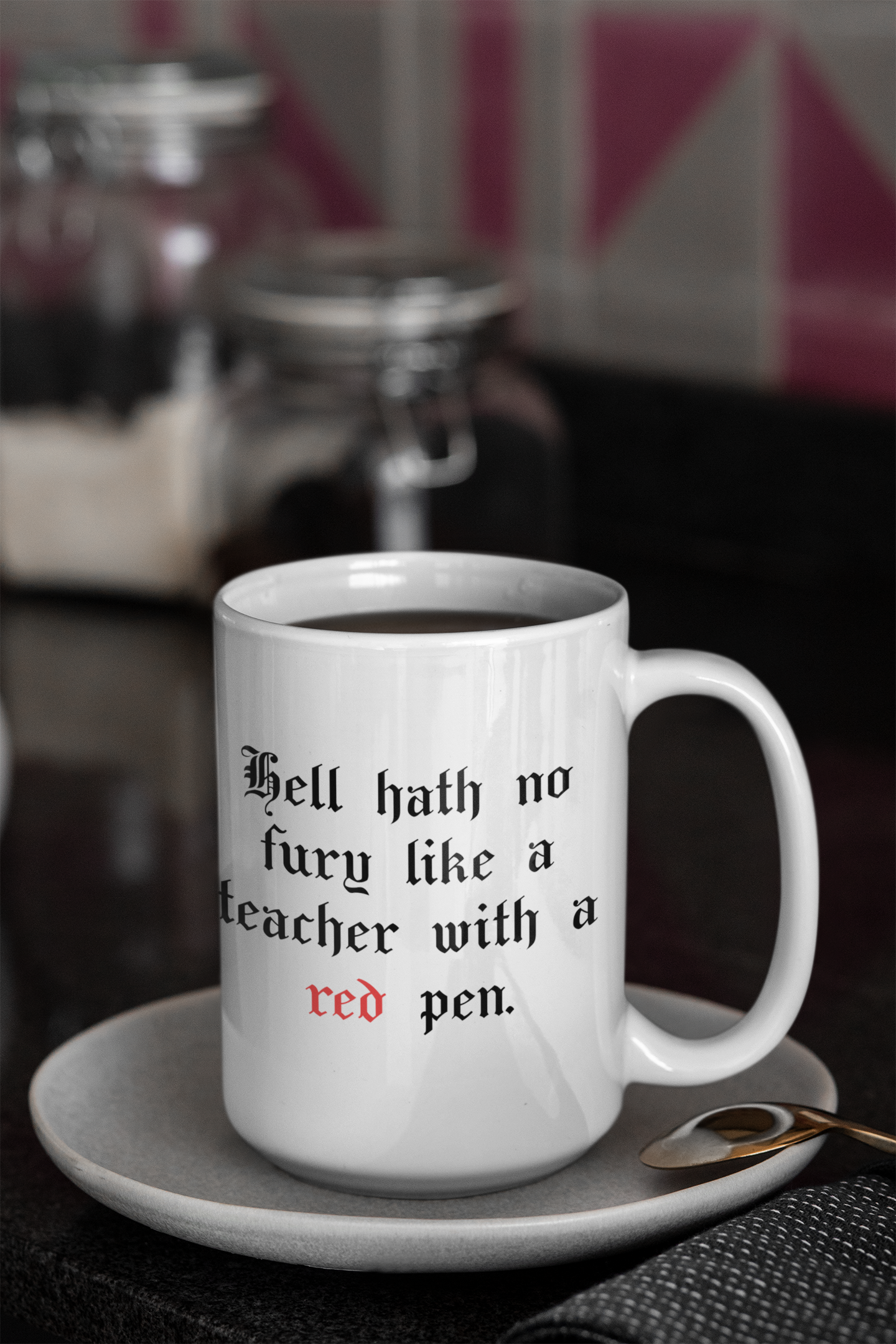 John Milton - Hell hath no fury -Teacher Mug - 11 oz - 15 oz - Educator gift