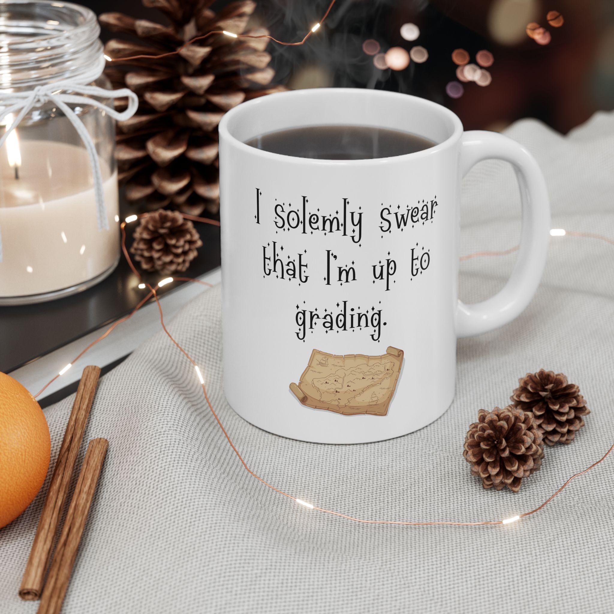 “I Solemnly Swear That I Am Up to Grading” Teacher Coffee/Tea Mug