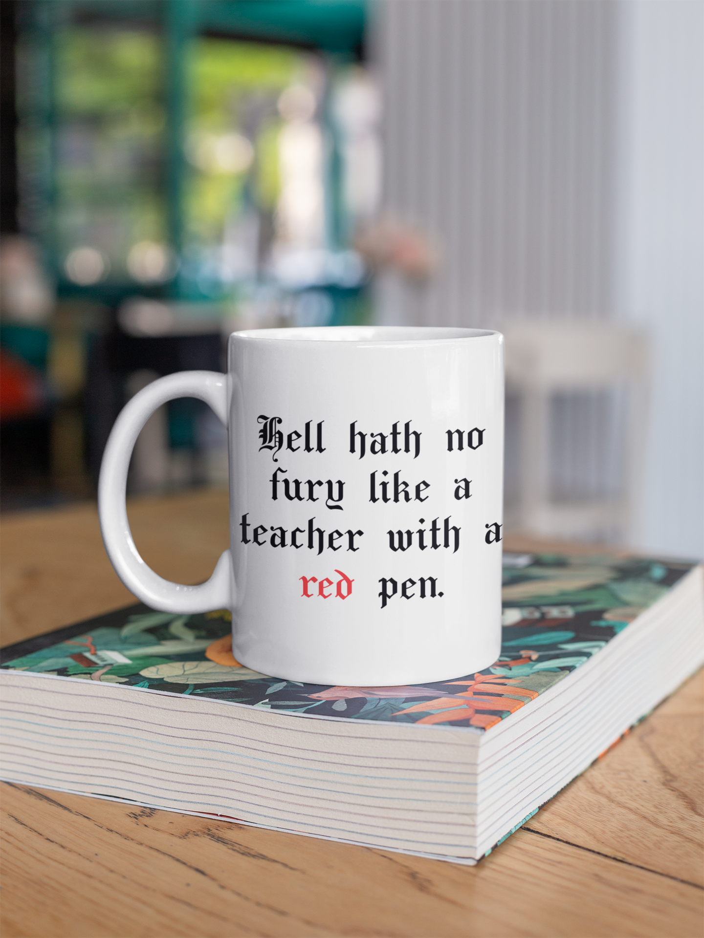 John Milton - Hell hath no fury -Teacher Mug - 11 oz - 15 oz - Educator gift