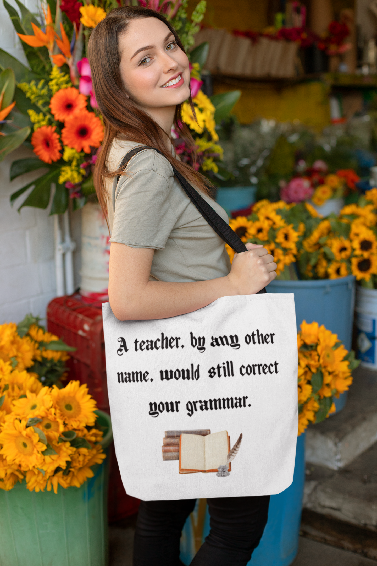 “A Teacher by Any Other Name Will Still Correct Your Grammar” Mug – Funny Shakespeare Teacher Gift